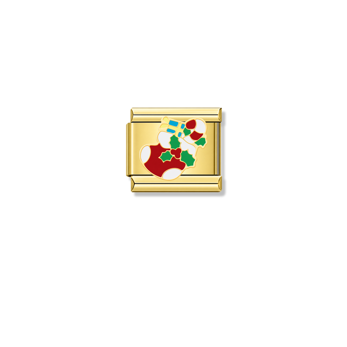 Jolly Sock – gold Italian charm by Italycharm