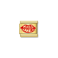 KISS ME - Gold Charm