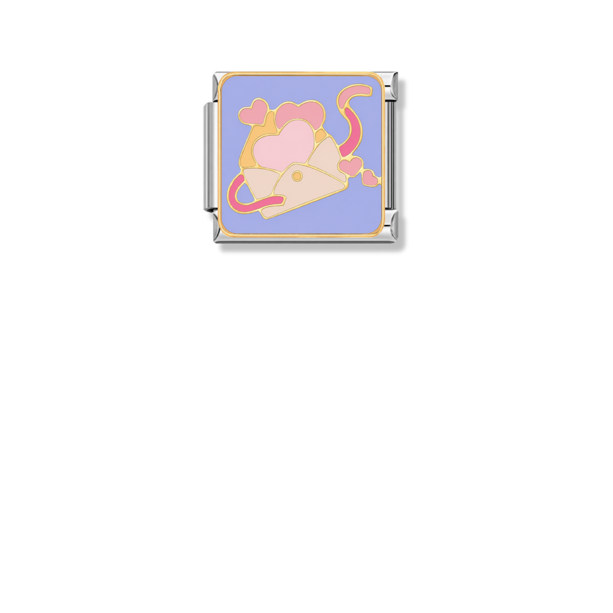 Love Letter – silver Italian charm by Italycharm