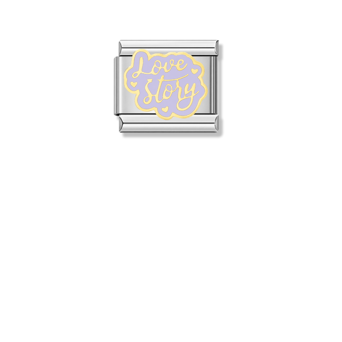 Love Story – silver Italian charm by Italycharm
