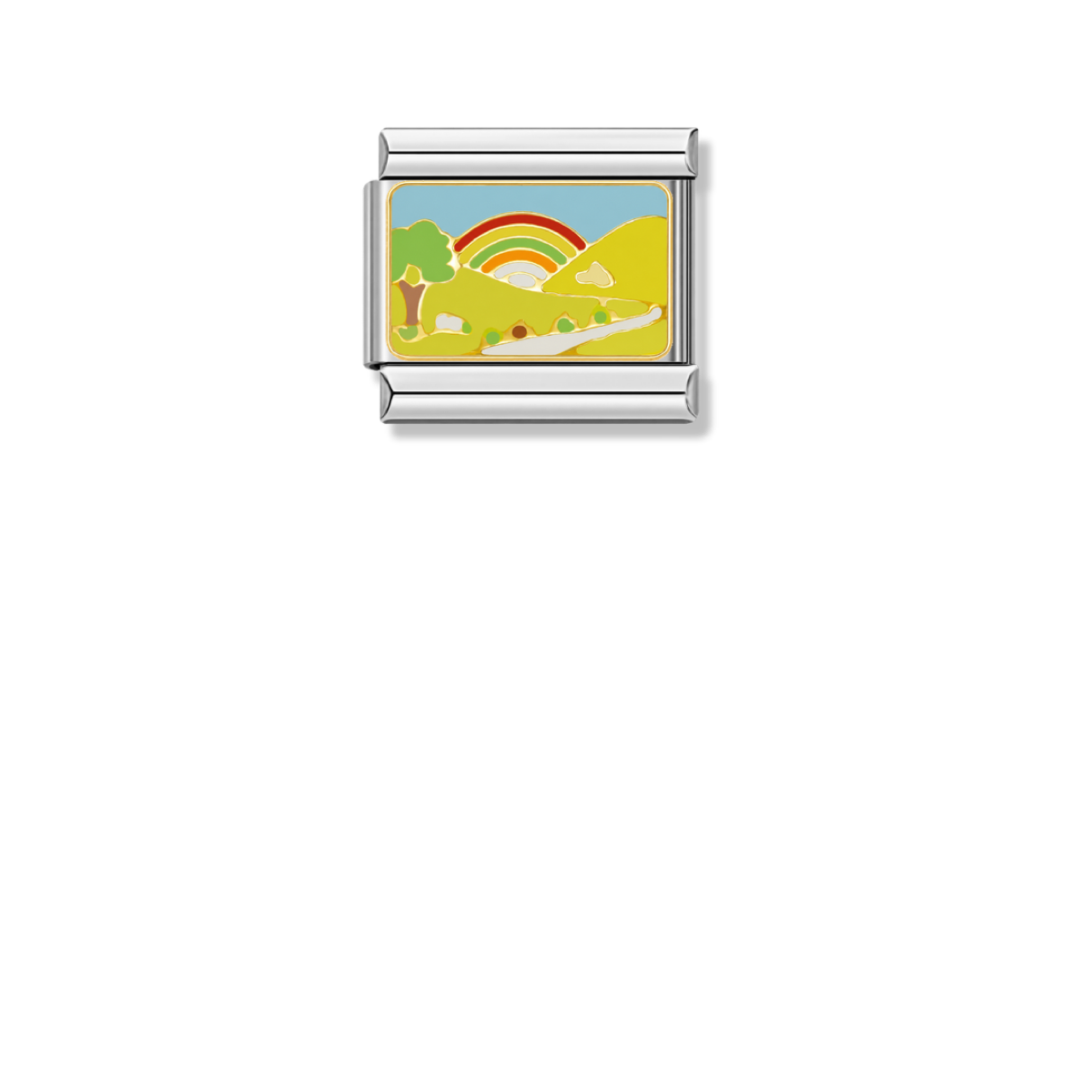 Meadow Dreams – silver Italian charm by Italycharm