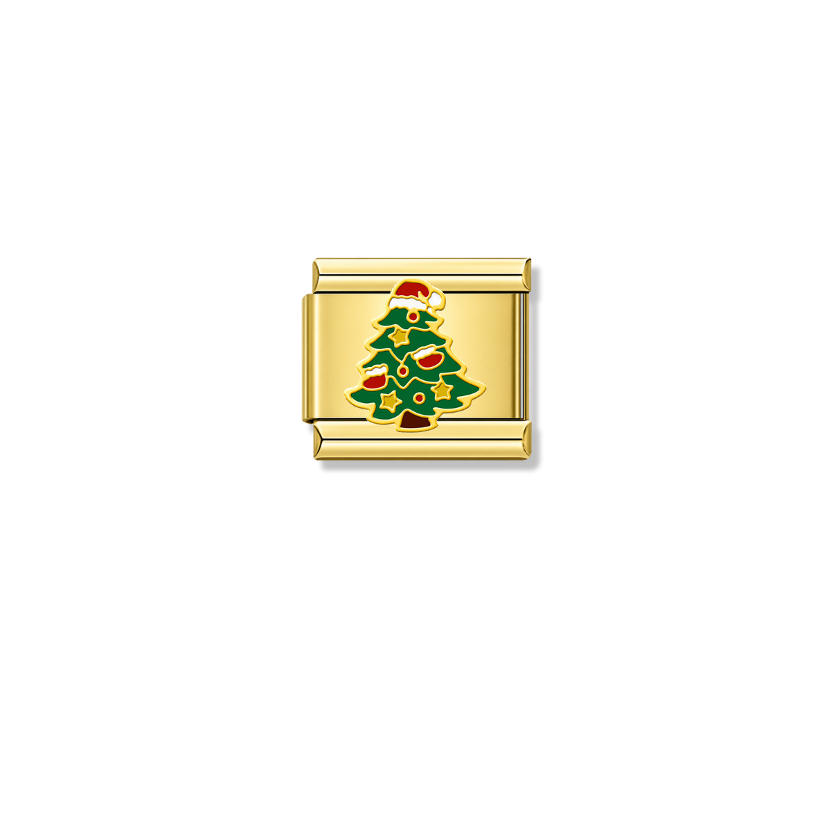 Merry Tree – gold Italian charm by Italycharm
