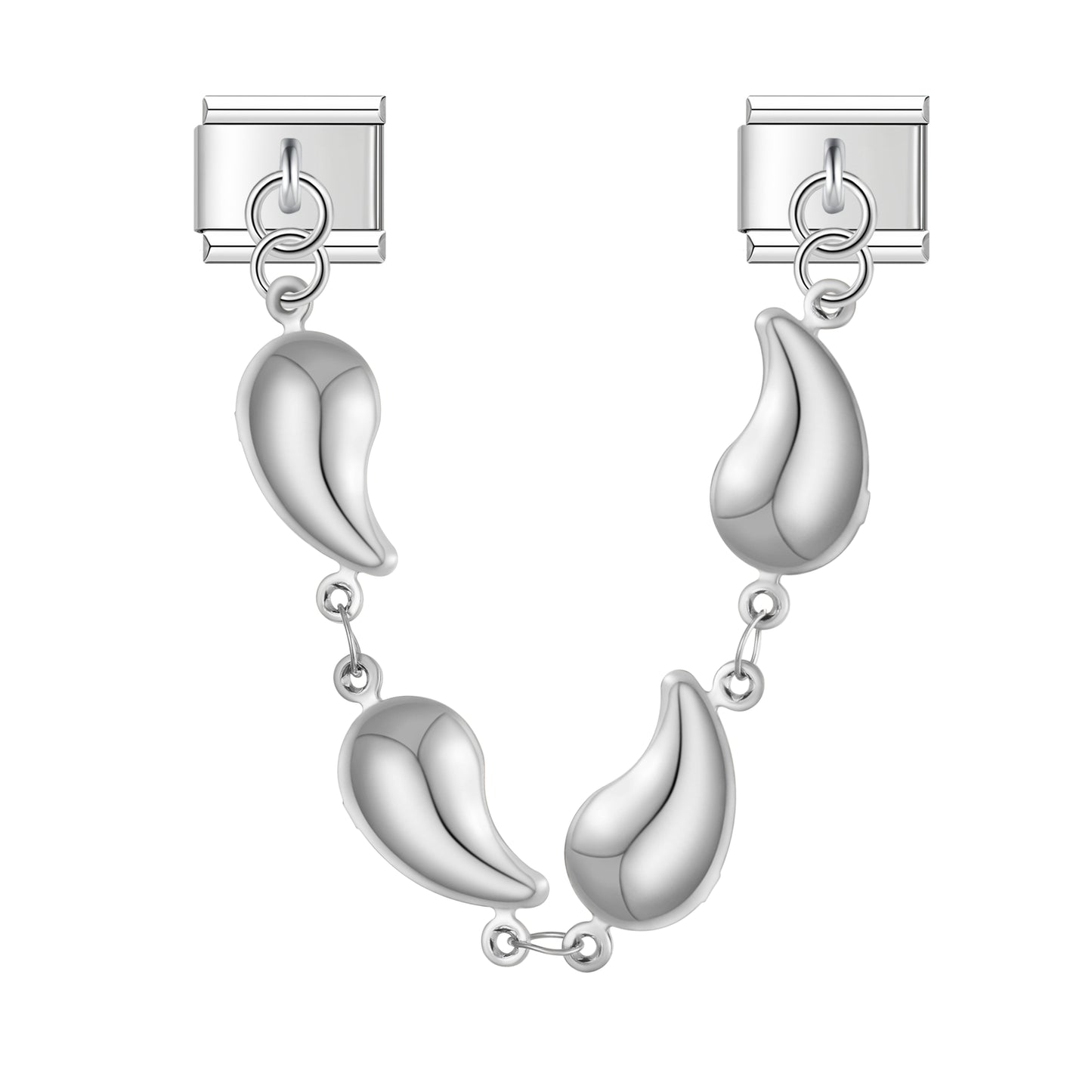 Mercury Tear – Silver Chain Charm