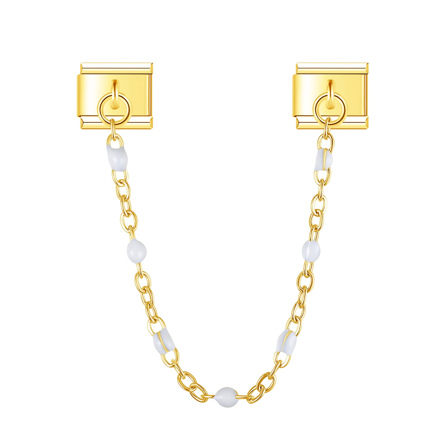 Moonlit Dew – Gold Chain Charm
