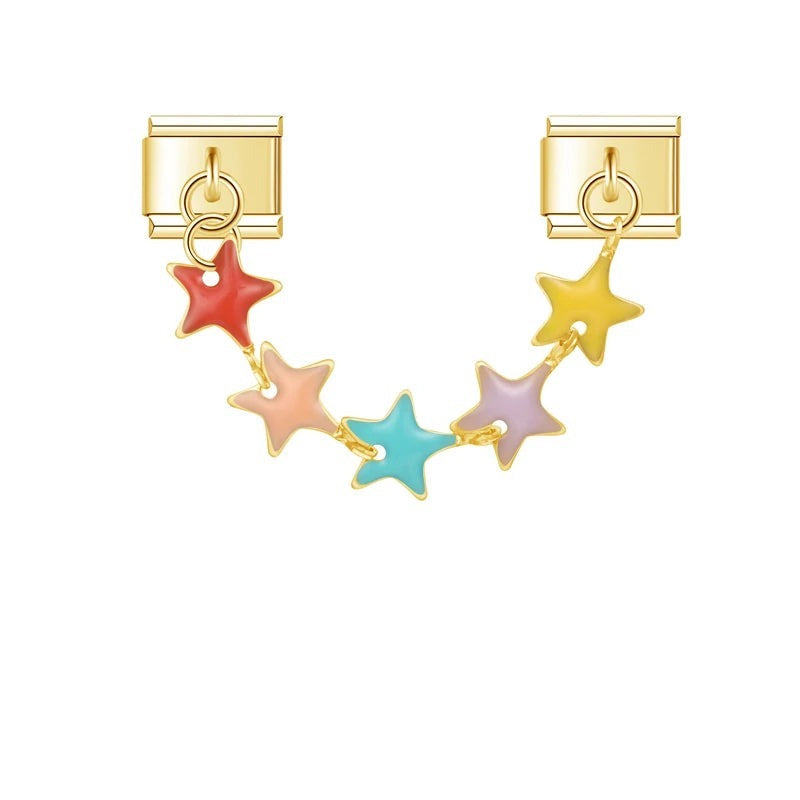 Party Stars - Gold Chain Charm