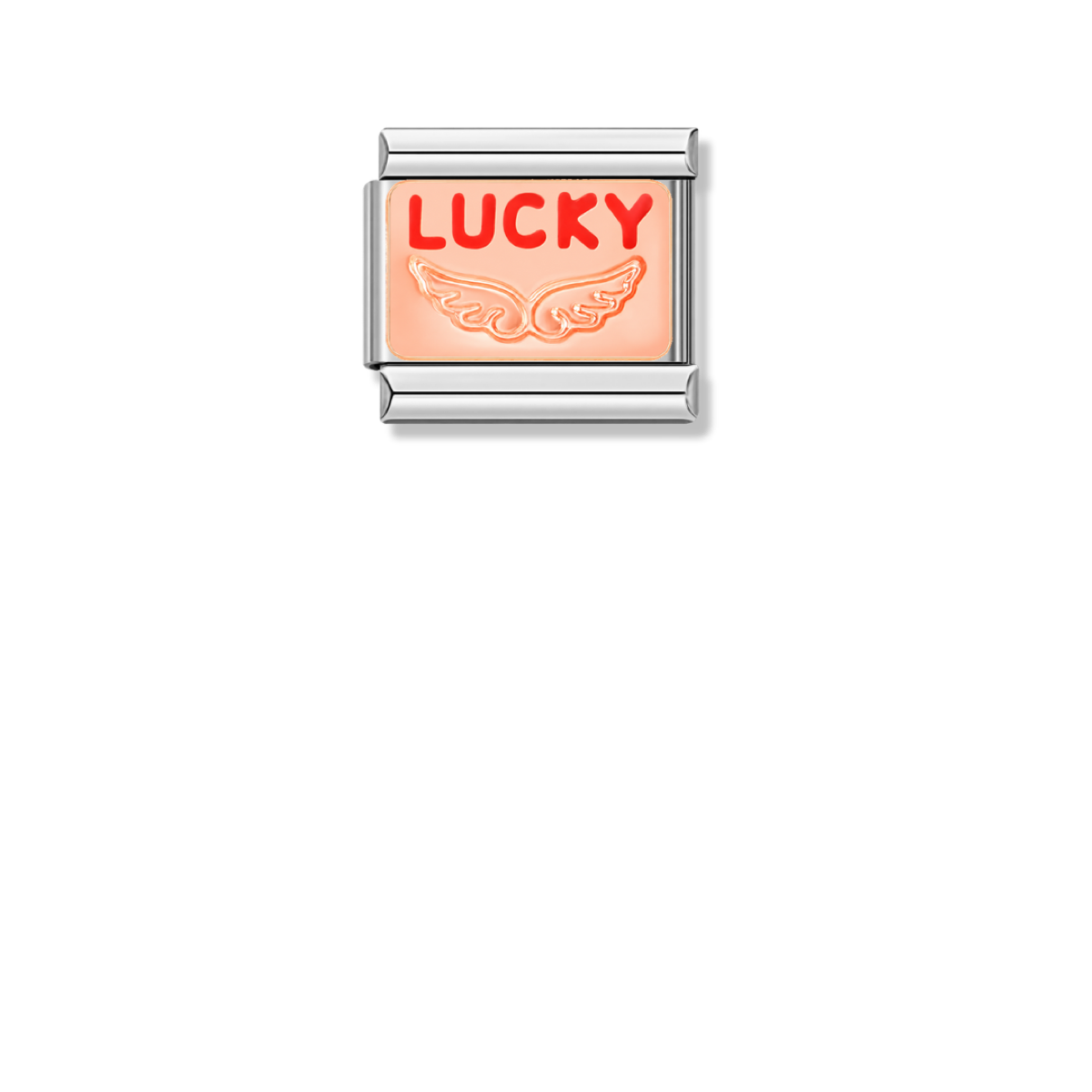 Rose Lucky – silver Italian charm by Italycharm