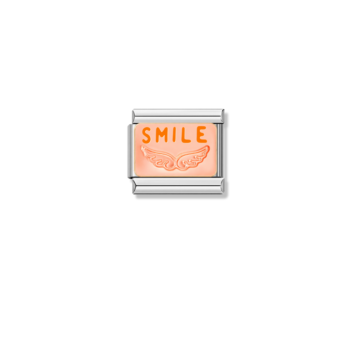 Rose Smile – silver Italian charm by Italycharm