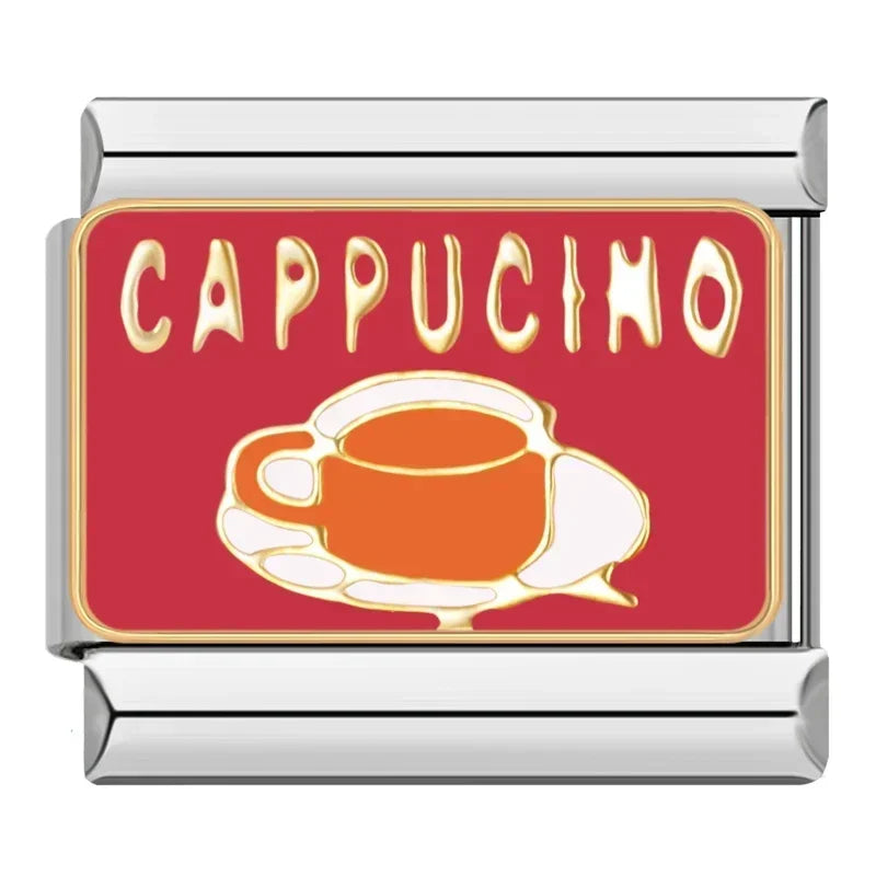 Cappucino - Silver Italian Charm
