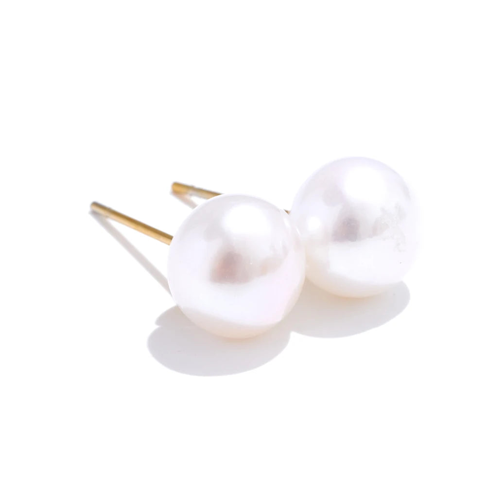 Lustre Pearl Stud Earrings Set