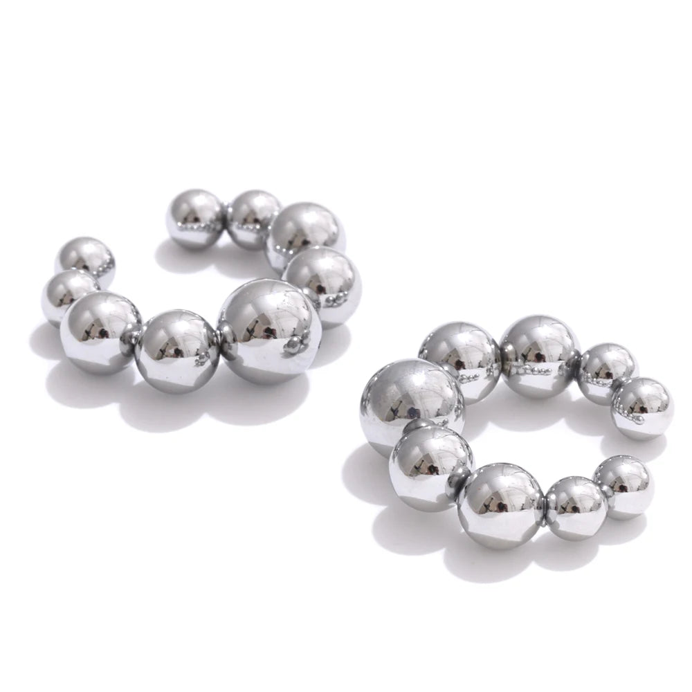 Bubble Beaded Ear Cuff