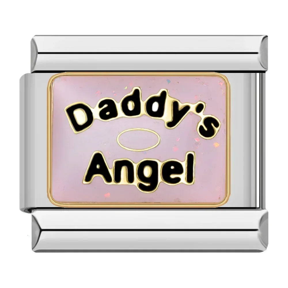 Daddy's Angel - Silver Charm - Charmris