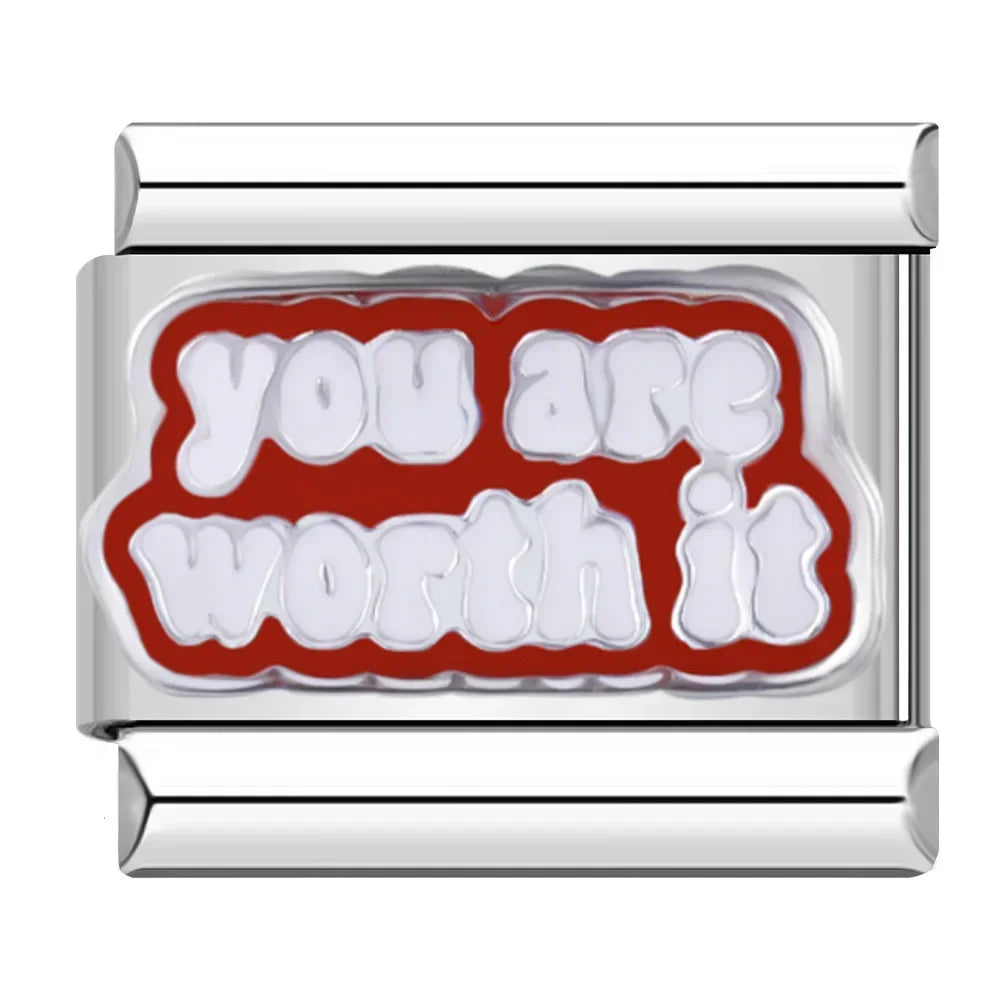 YOU ARE WORTH IT - Silver Charm - Charmris