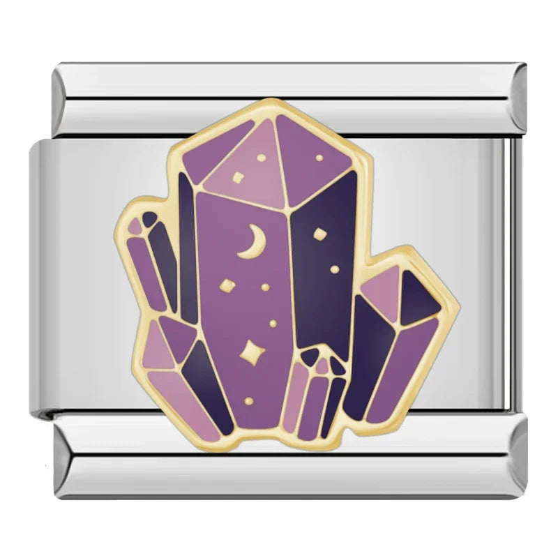Amethyst Magic - Silver Charm - Charmris