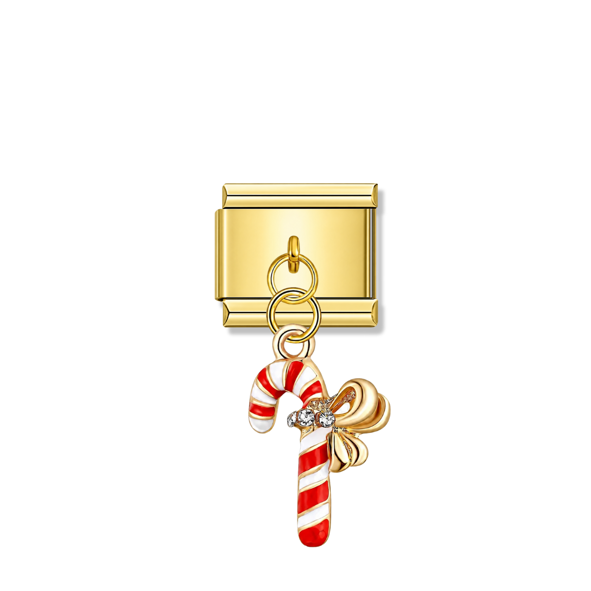 Twist of Joy – gold Italian pendant charm by Italycharm
