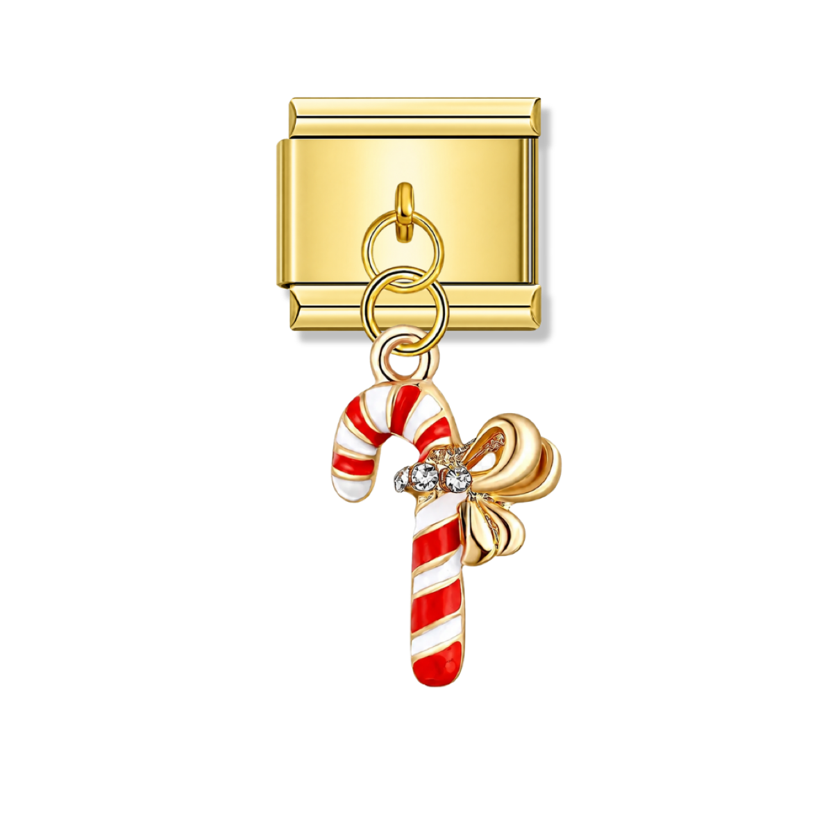 Twist of Joy – gold Italian pendant charm by Italycharm