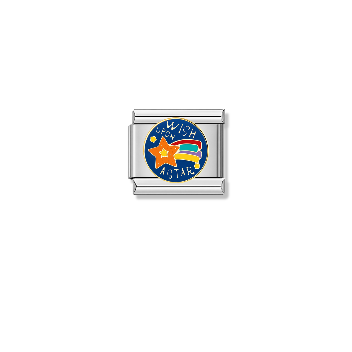 Wish Upon a Star – silver Italian charm by Italycharm