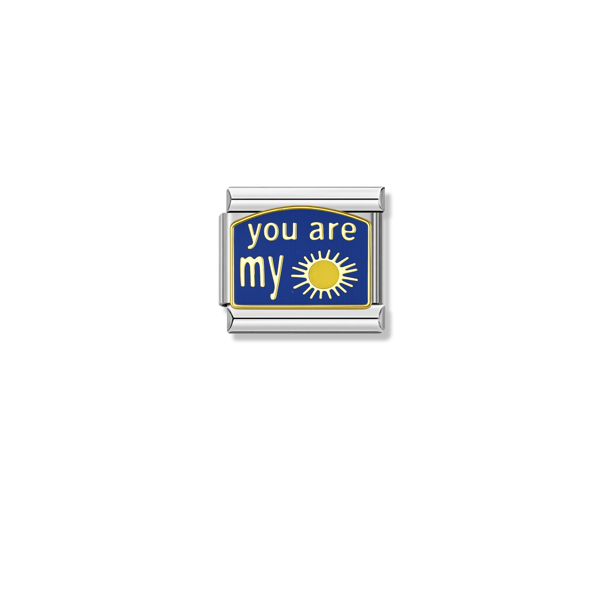 You Are My Sunshine – silver Italian charm by Italycharm