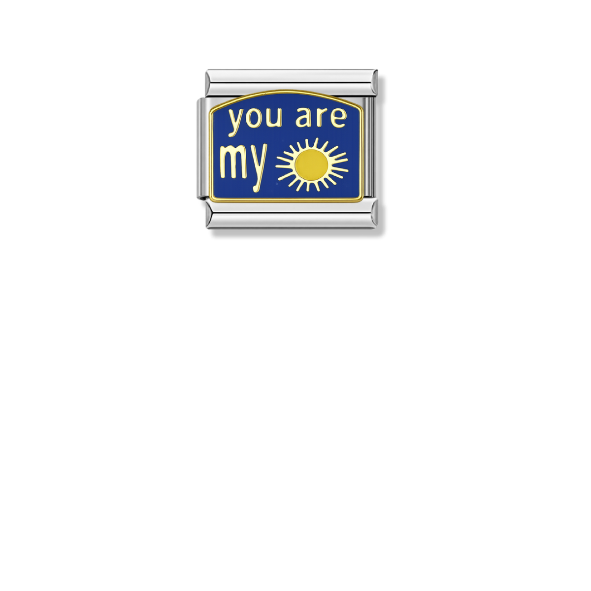 You Are My Sunshine – silver Italian charm by Italycharm