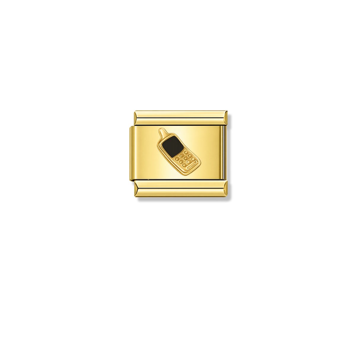 90's Mobile Phone – gold Italian charm by Italycharm