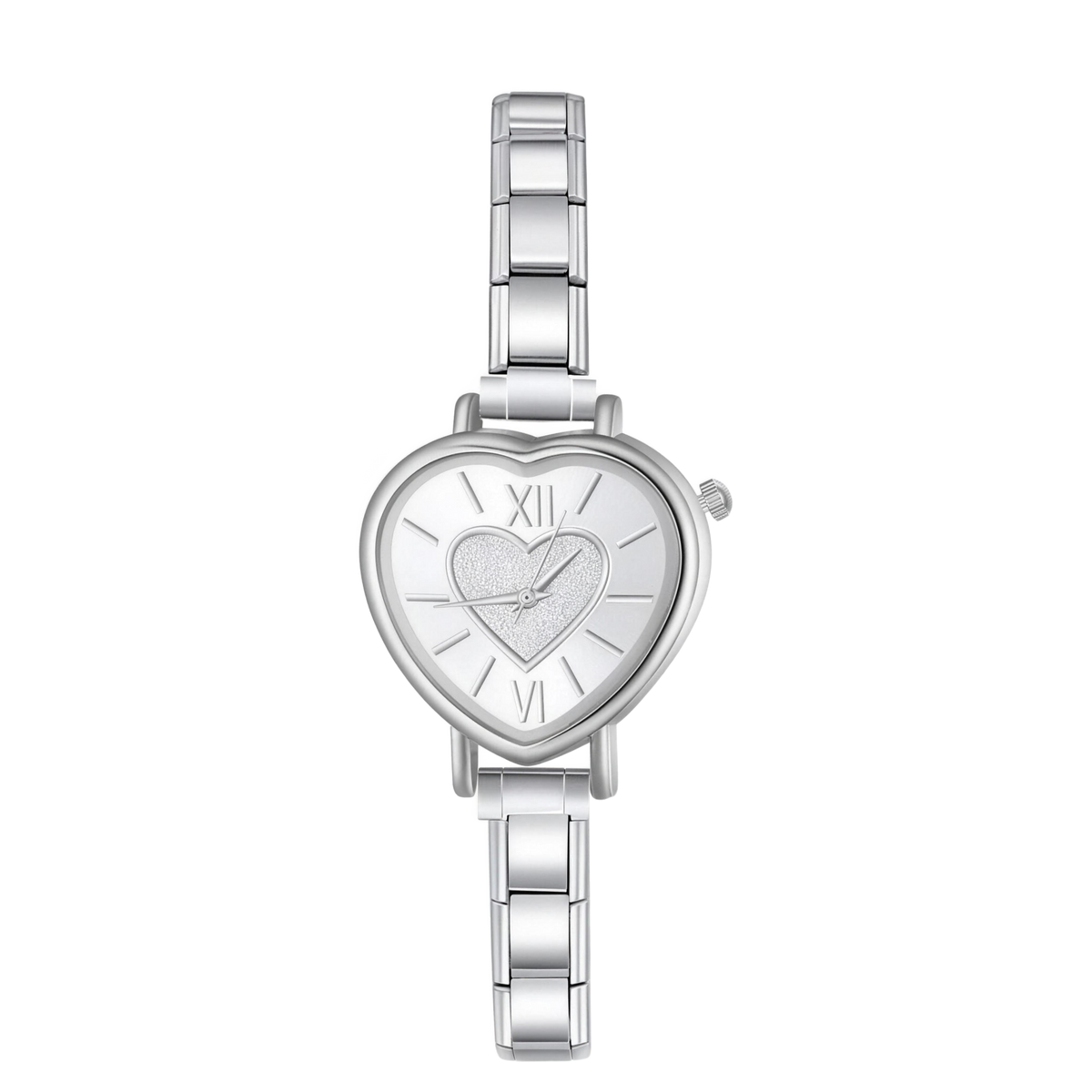 Amora Heart – Silver Women's Watch | Italycharm – Italian charm watch by Italycharm