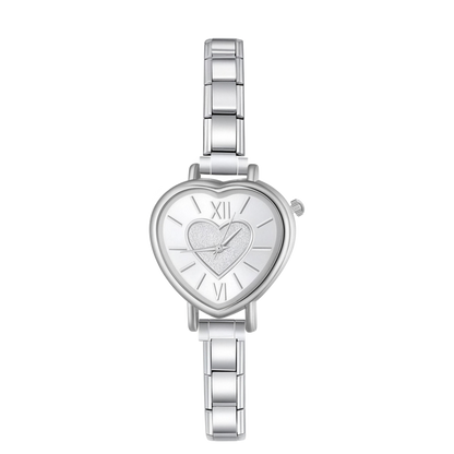Amora Heart – Silver Women's Watch | Italycharm – Italian charm watch by Italycharm