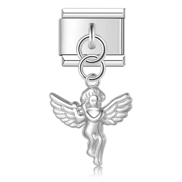 Angel Cherub – Silver Italian Pendant Charm
