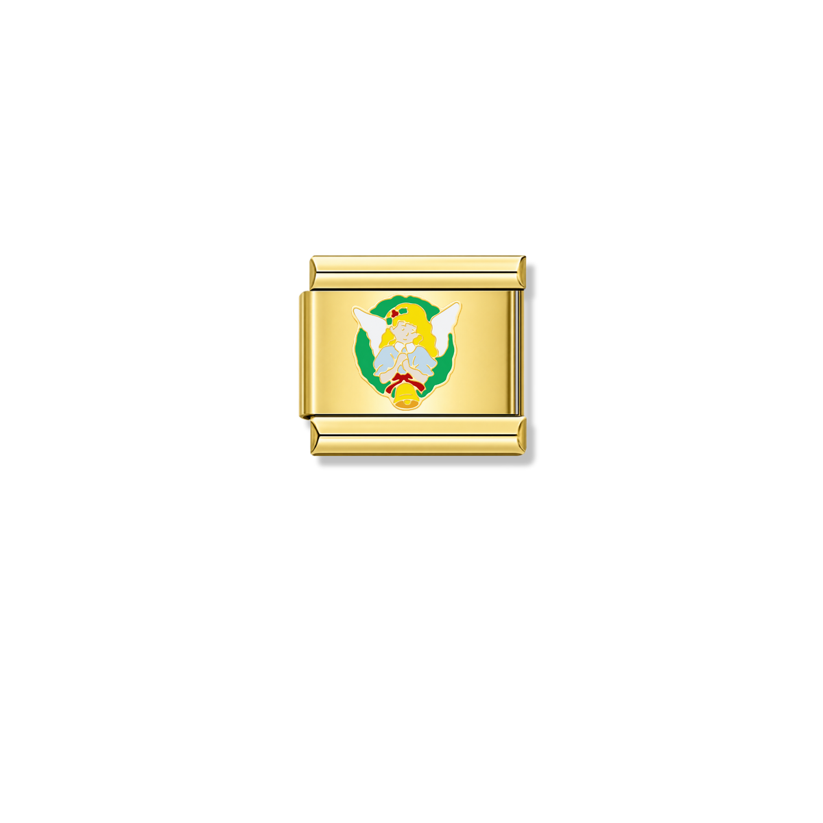 Angelic Whisper – gold Italian charm by Italycharm