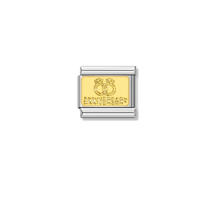 Anniversary Charm – silver Italian charm by Italycharm
