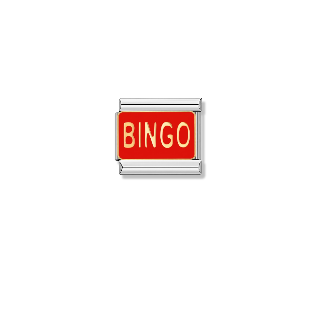 BINGO – silver Italian charm by Italycharm