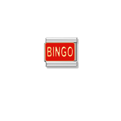 BINGO – silver Italian charm by Italycharm