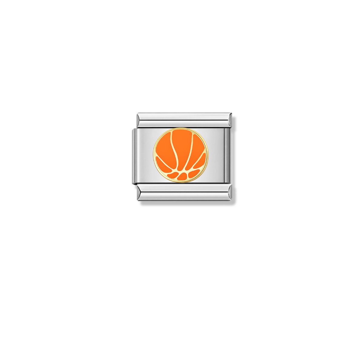 Basketball – silver Italian charm by Italycharm