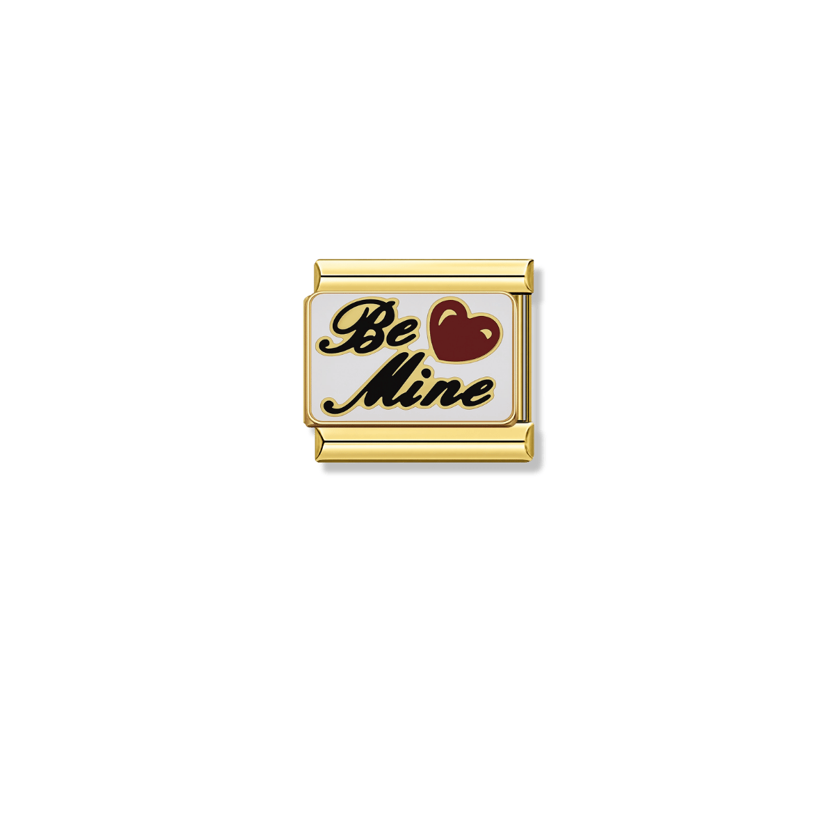 Be Mine – gold Italian charm by Italycharm