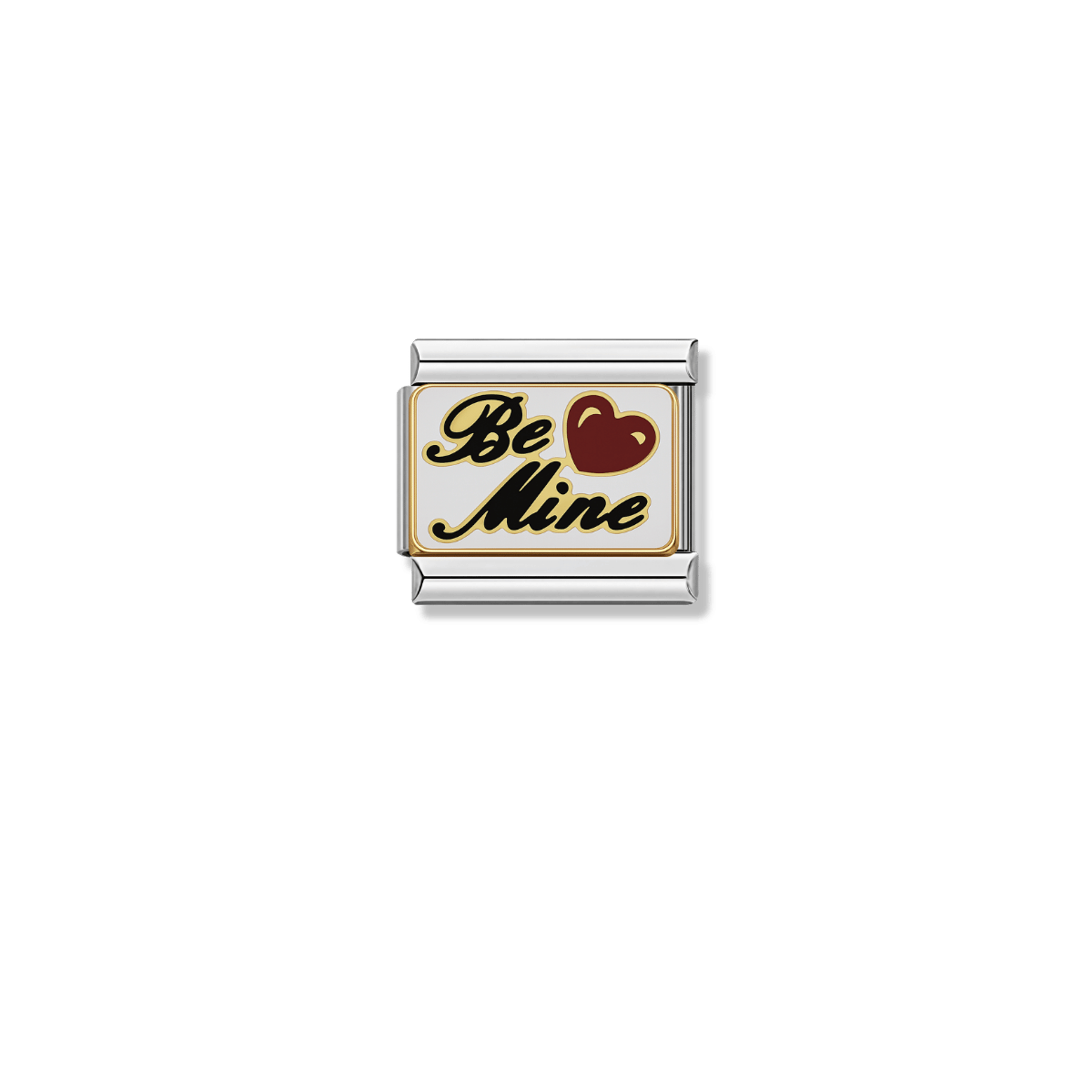 Be Mine – silver Italian charm by Italycharm