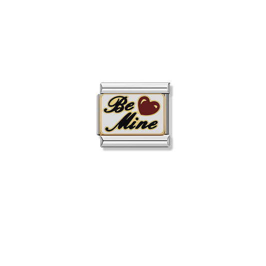 Be Mine – silver Italian charm by Italycharm