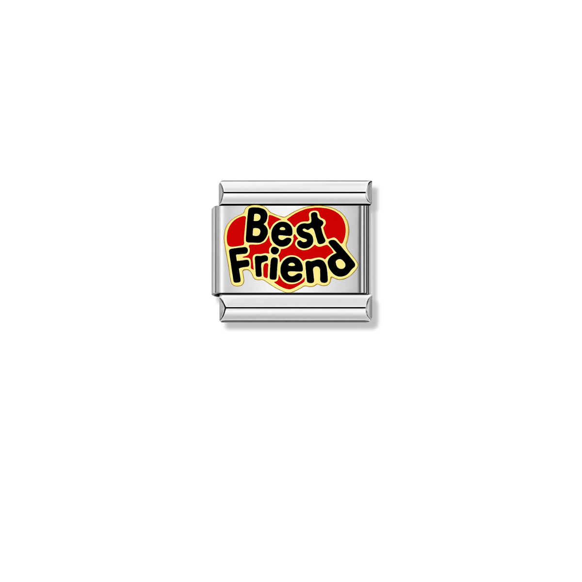 Best Friend – silver Italian charm by Italycharm