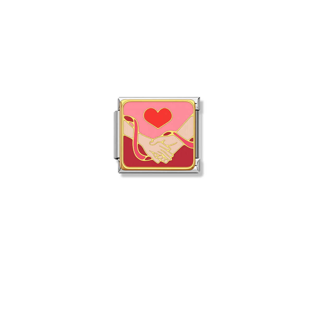 Bound by Love – silver Italian charm by Italycharm