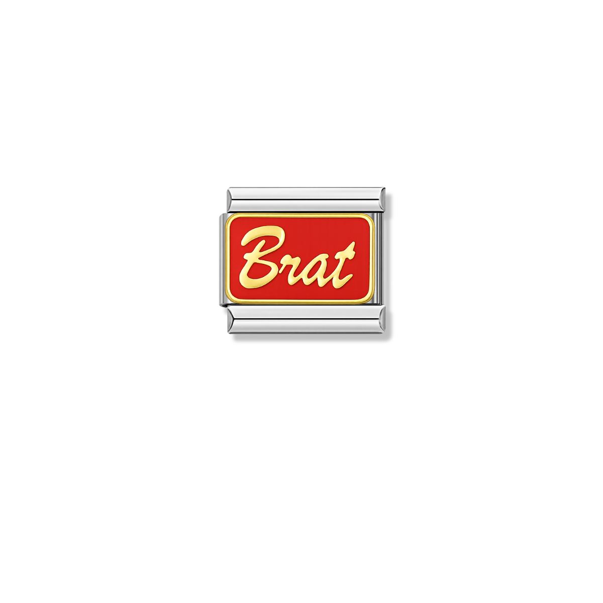Brat – silver Italian charm by Italycharm