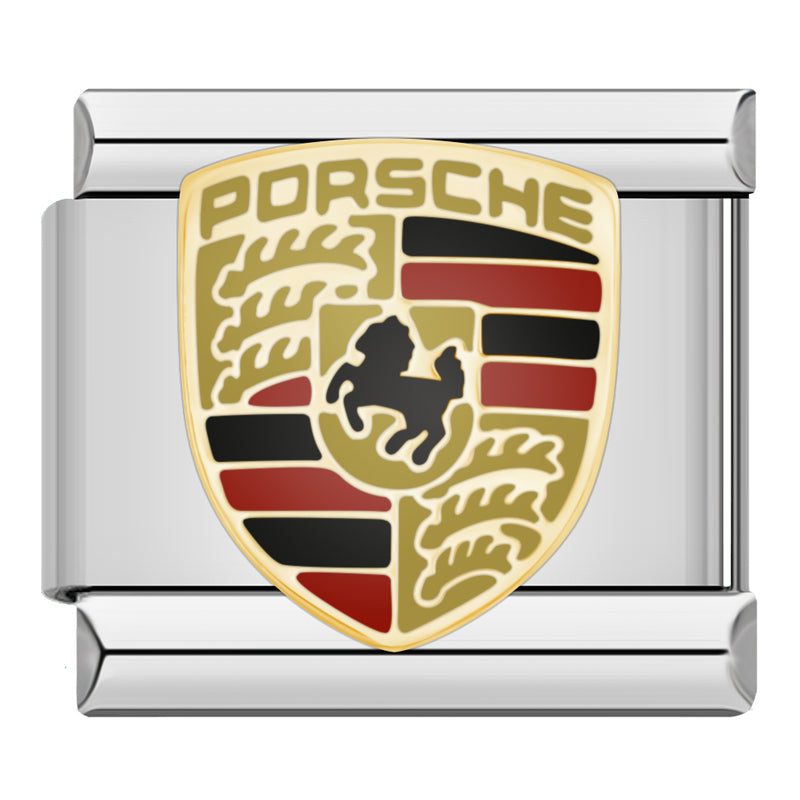 Porsche - Supercar Logo Silver Charm