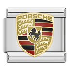Porsche - Supercar Logo Silver Charm