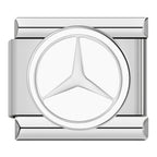 Mercedez-Benz - Supercar Logo Silver Charm