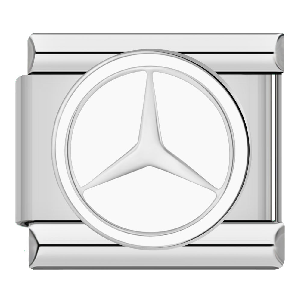 Mercedez-Benz - Supercar Logo Silver Charm