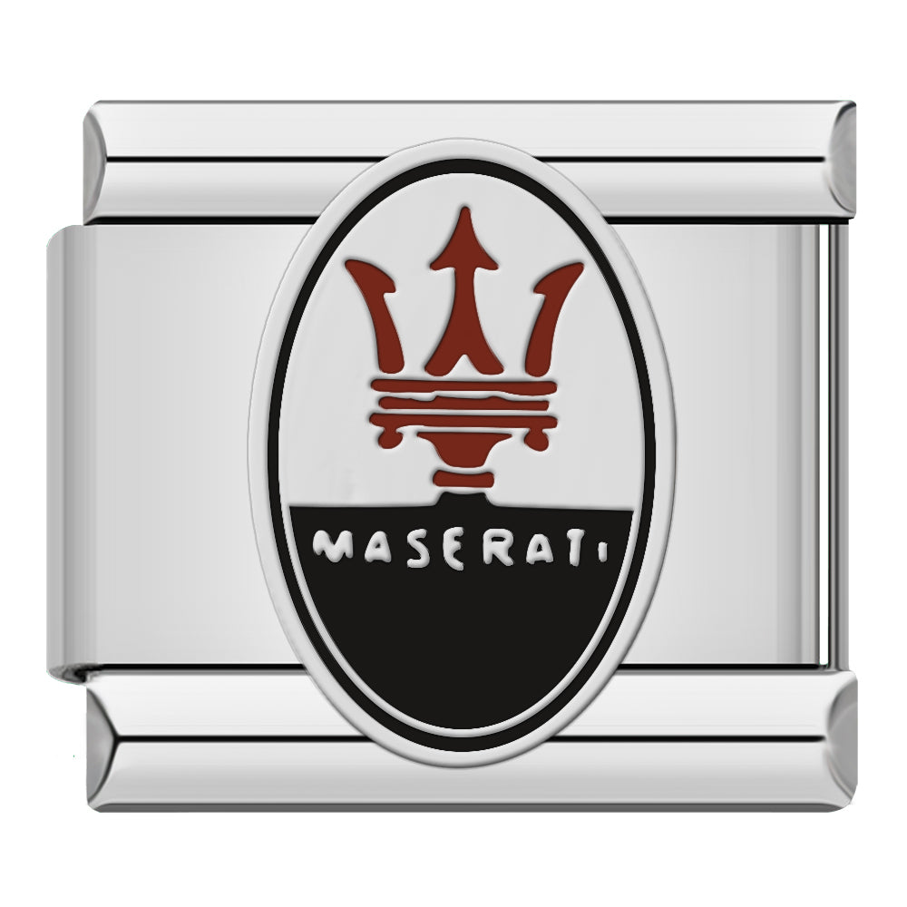 Maserati - Supercar Logo Silver Charm