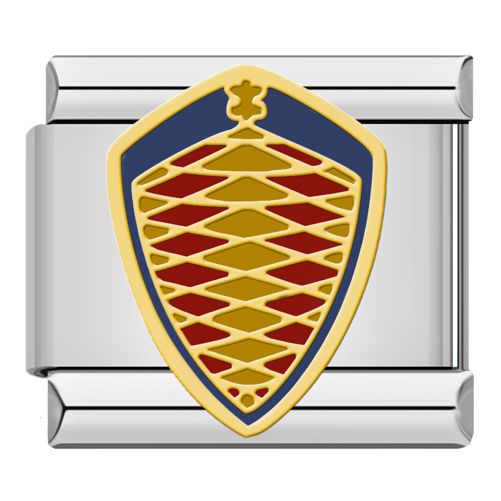 Koenigsegg - Supercar Logo Silver Charm