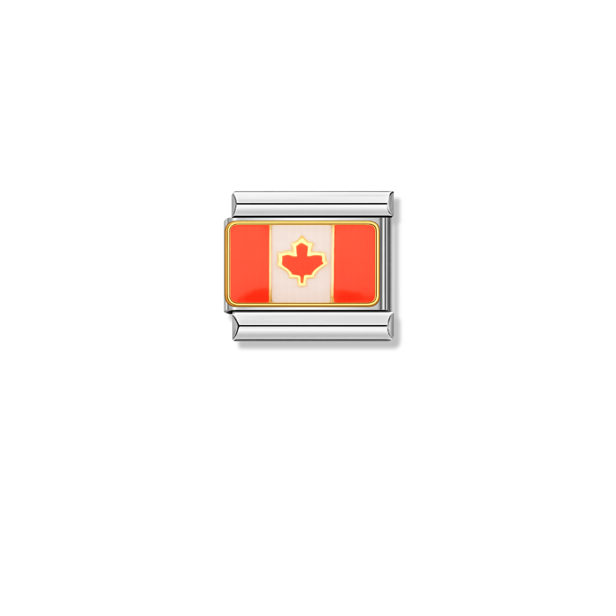 Canada Flag – silver Italian charm by Italycharm