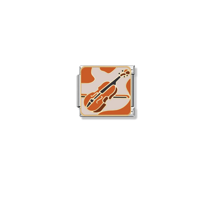 Cello Charm – silver Italian charm by Italycharm