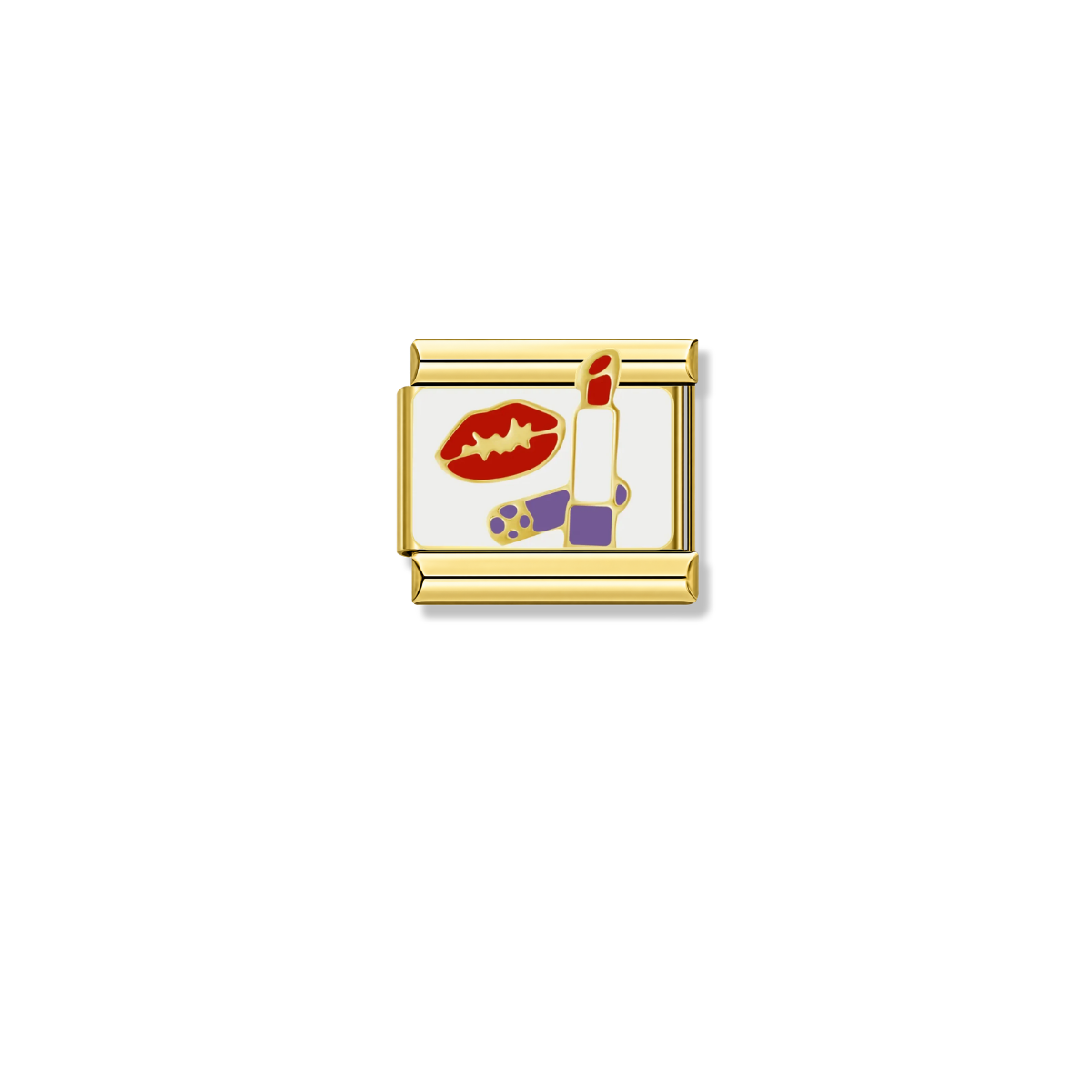 Charming Lipstick – gold Italian charm by Italycharm