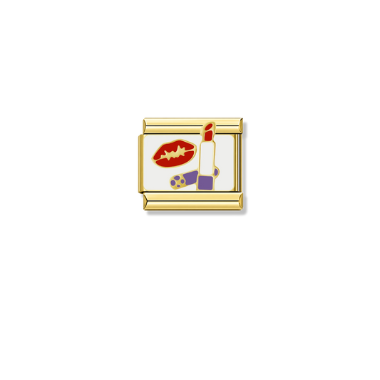 Charming Lipstick – gold Italian charm by Italycharm