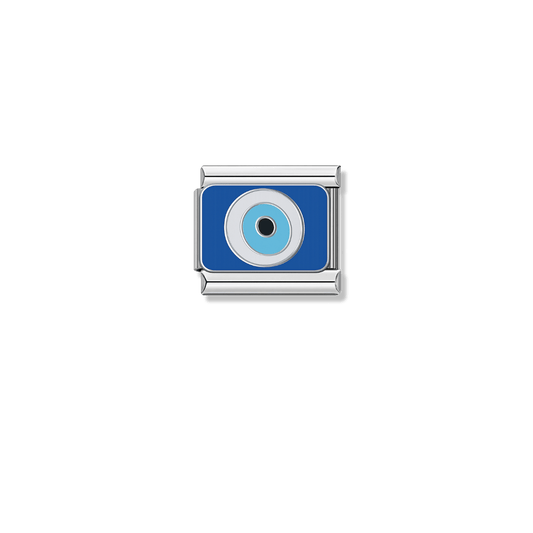 Classic Evil Eye – silver Italian charm by Italycharm