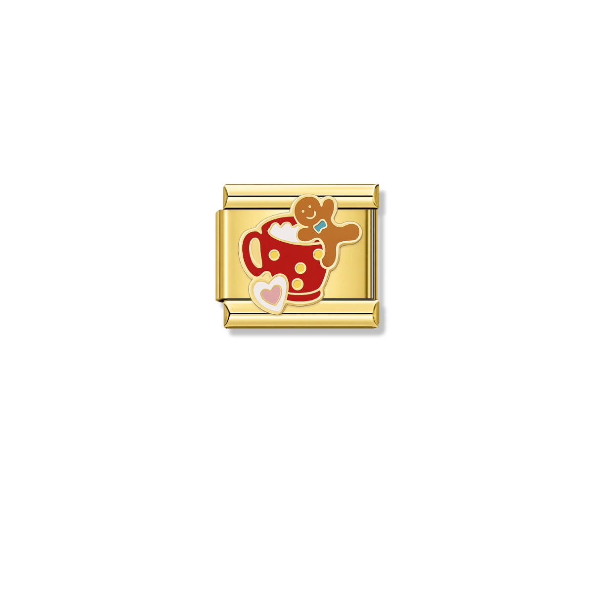 Cocoa Love – gold Italian charm by Italycharm