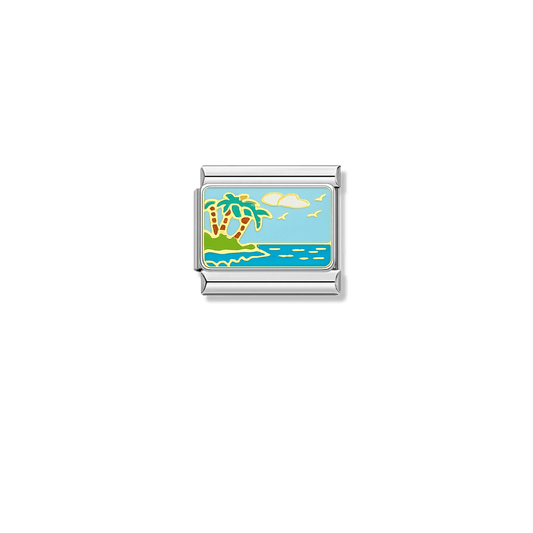 Cool Blue Sea - Silver Charm
